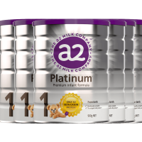 A2 Platinum 白金 婴儿牛奶粉 1段 六桶一箱 23年6月 新西兰发